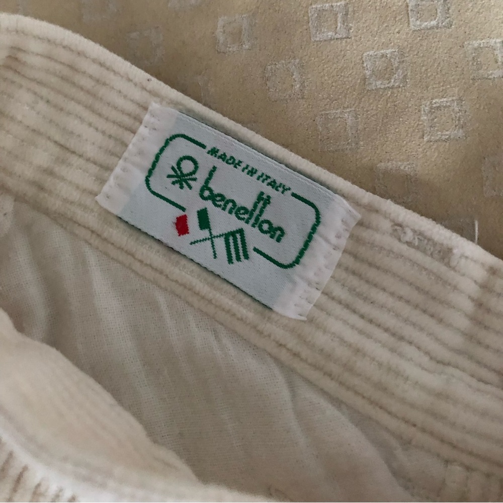 Benetton white corduroy skirt - Picture 2 of 7